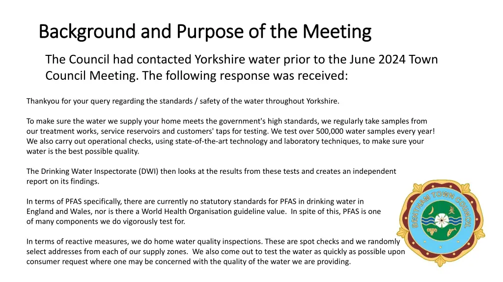 background and purpose of the meeting background 3