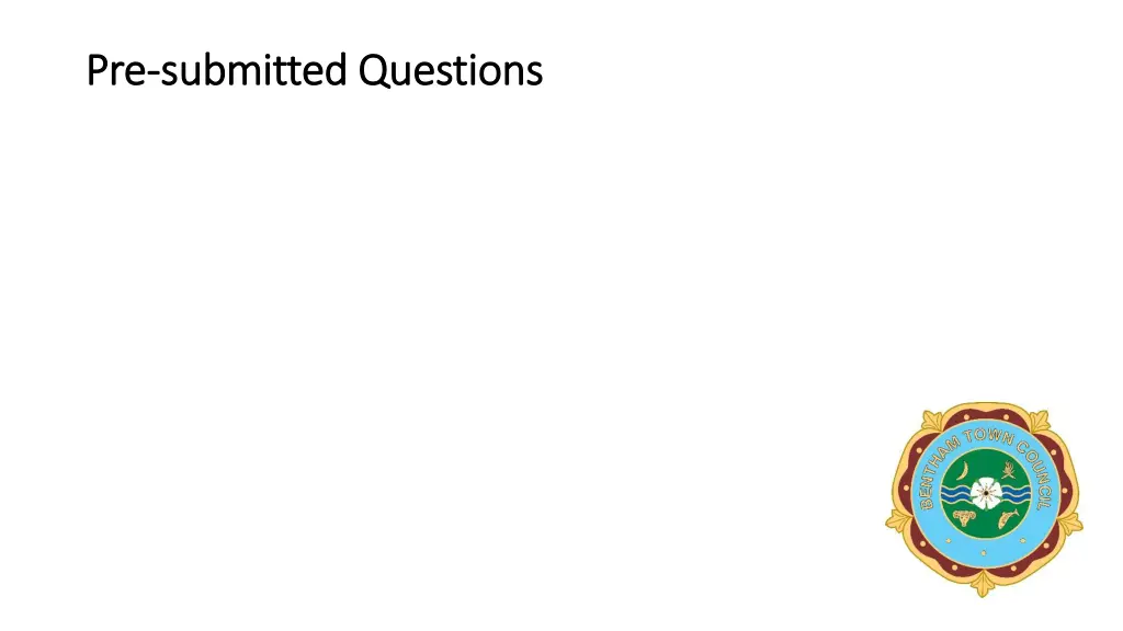 pre pre submitted questions submitted questions