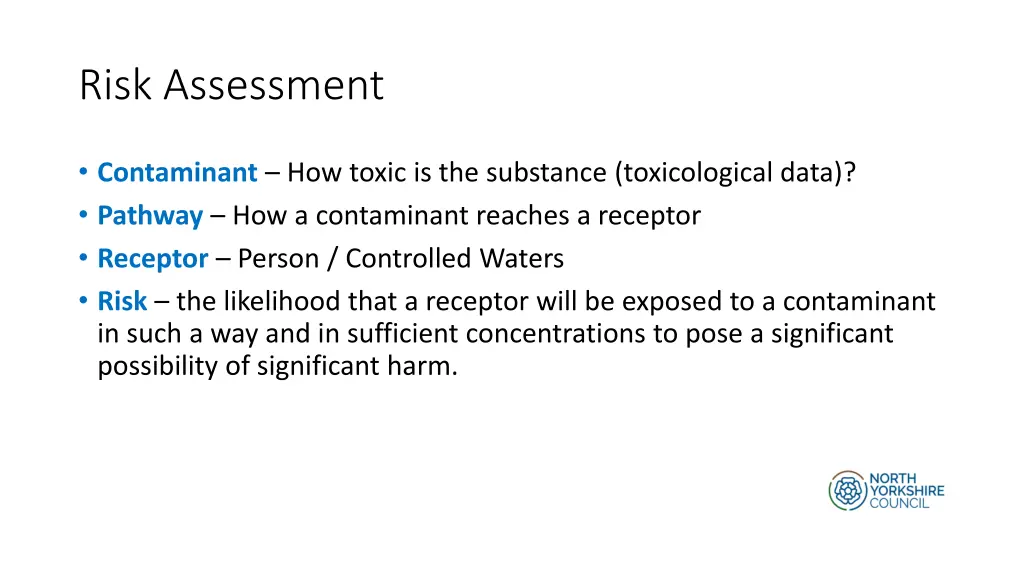 risk assessment