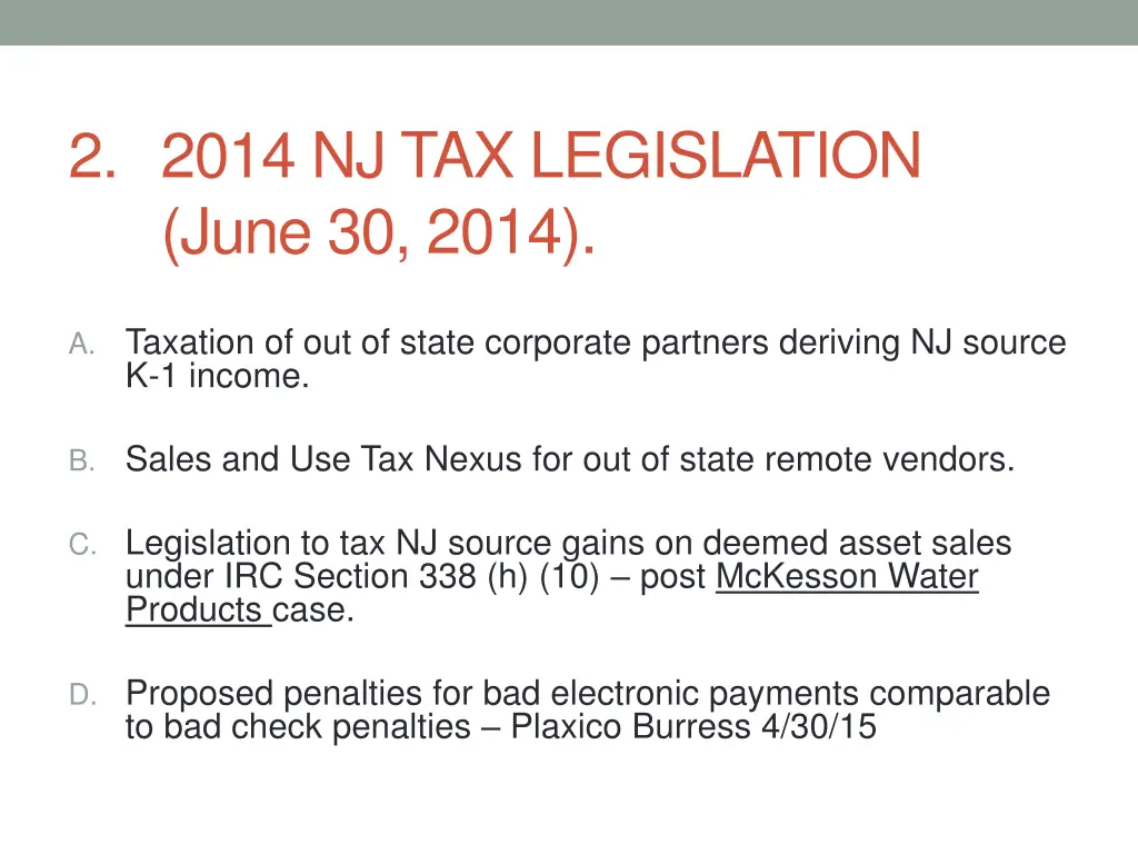 2 2014 nj tax legislation june 30 2014