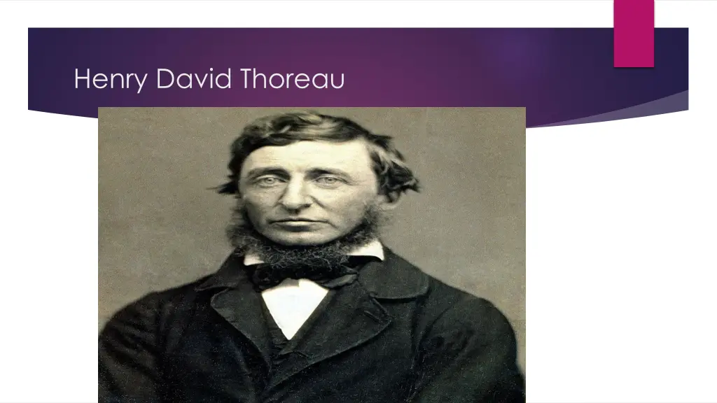 henry david thoreau