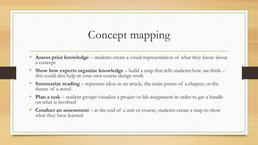 concept mapping