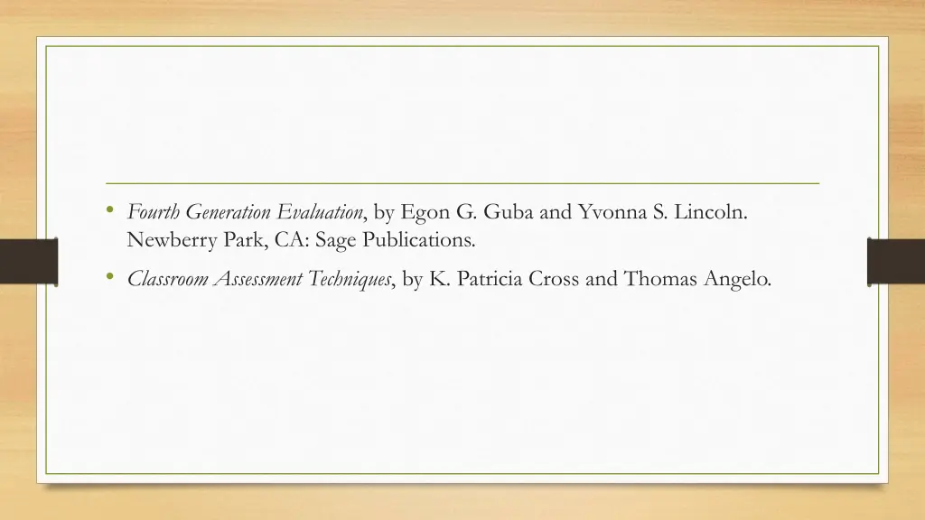 fourth generation evaluation by egon g guba