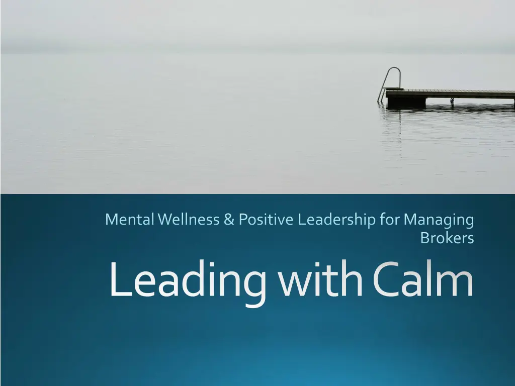 mental wellness positive leadership for managing