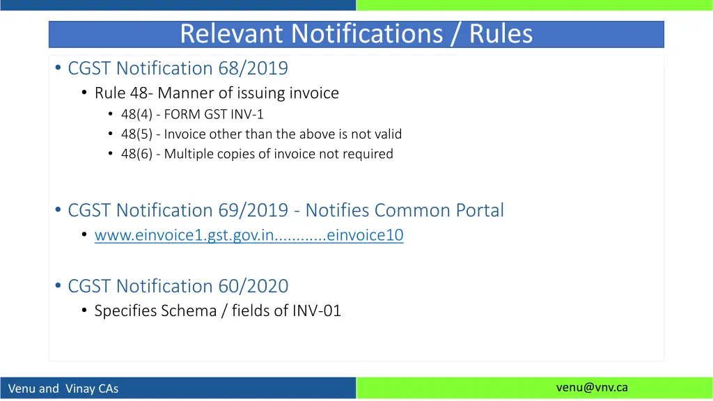 relevant notifications rules cgst notification
