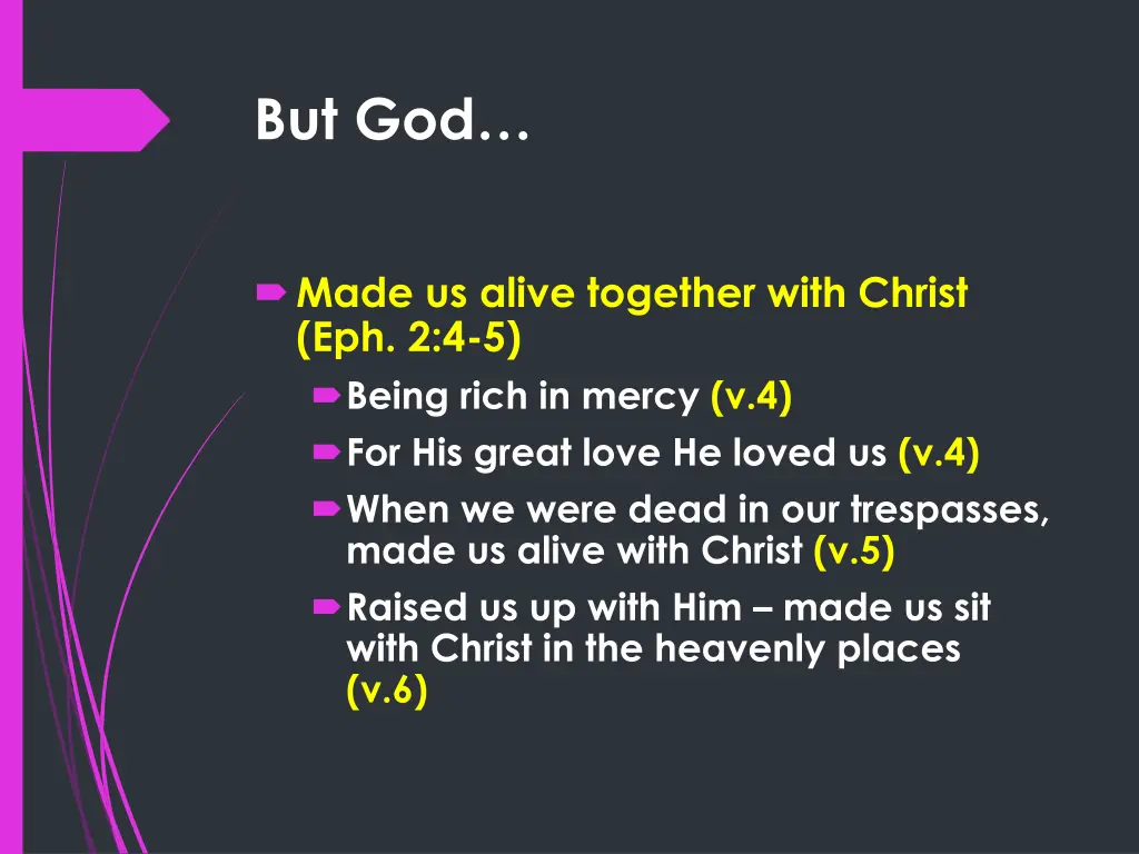 but god