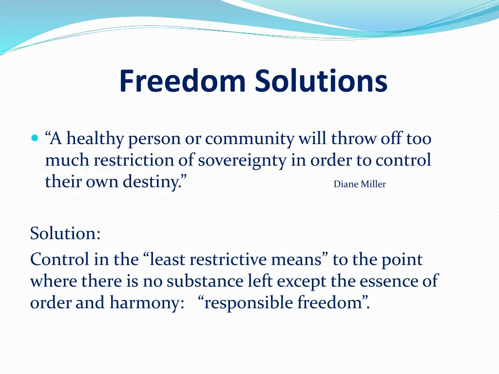 freedom solutions
