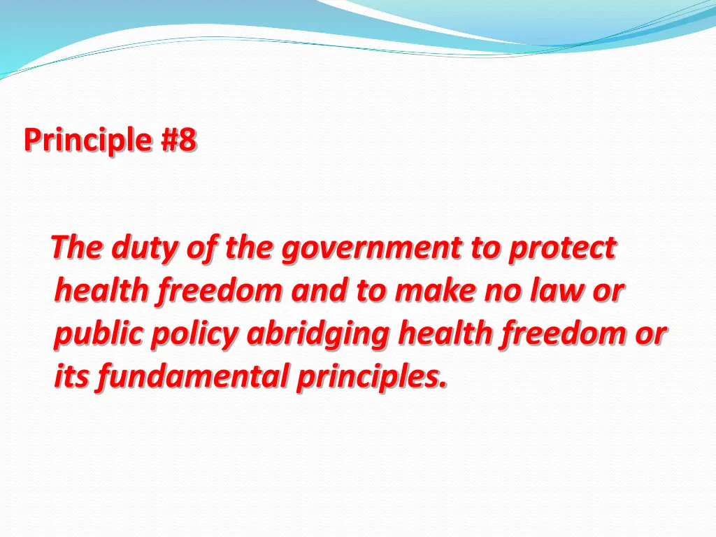principle 8