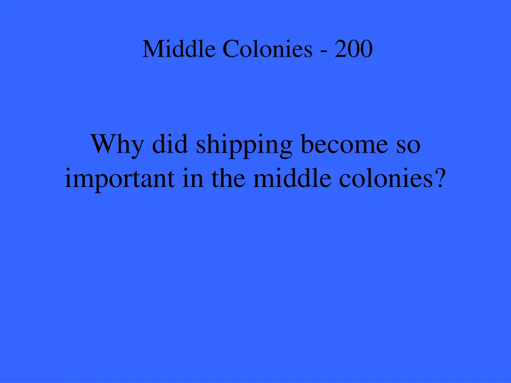 middle colonies 200
