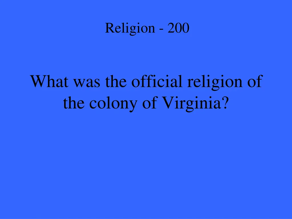 religion 200