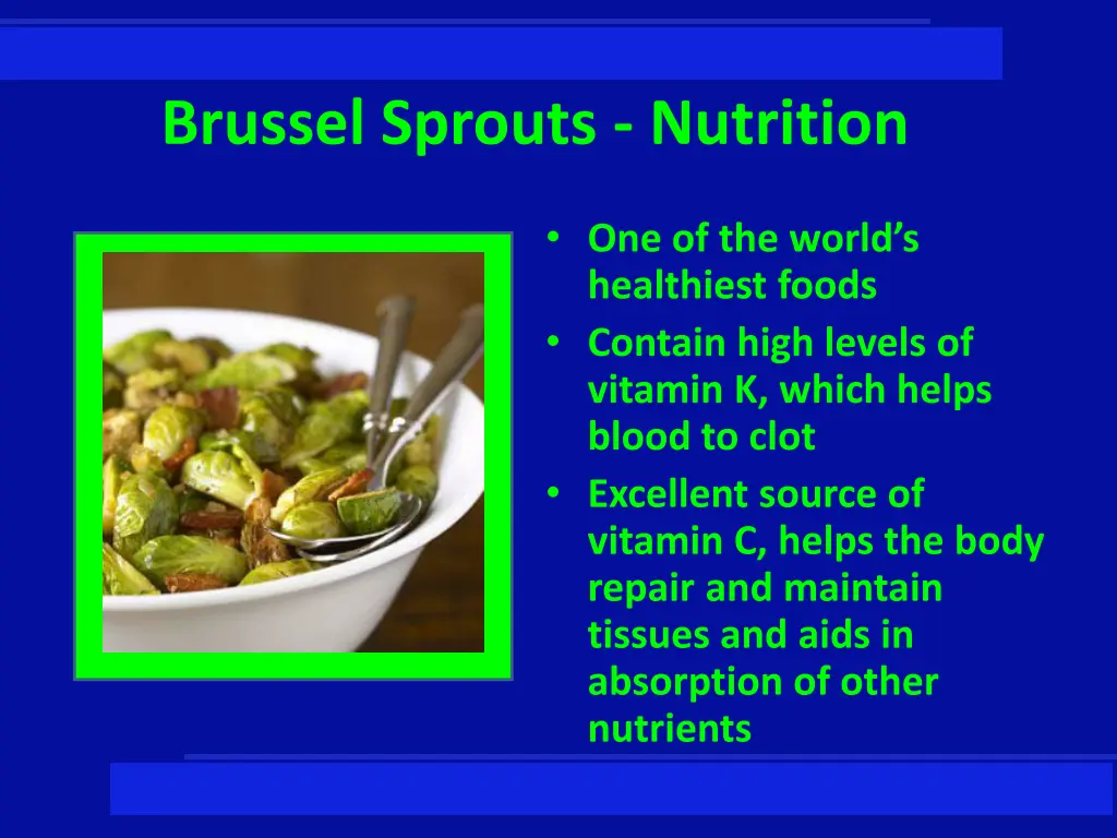 brussel sprouts nutrition