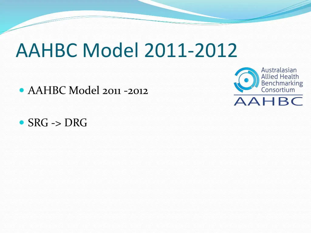 aahbc model 2011 2012