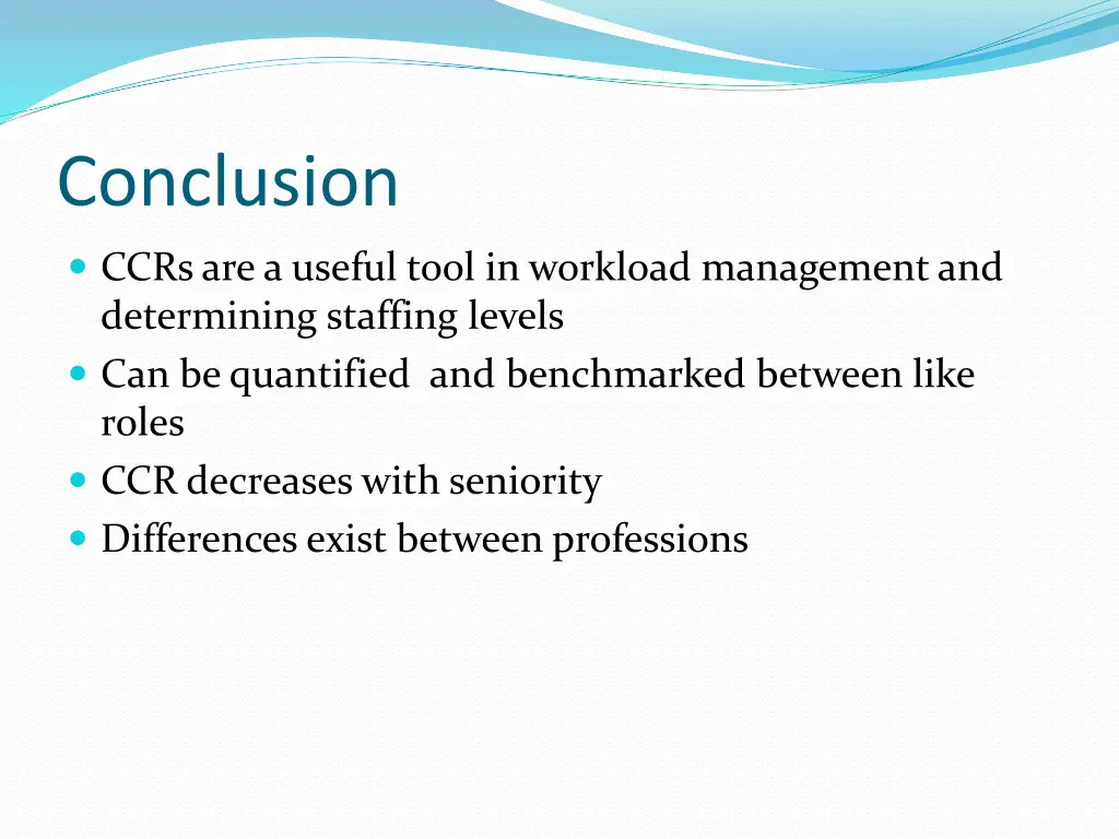 conclusion