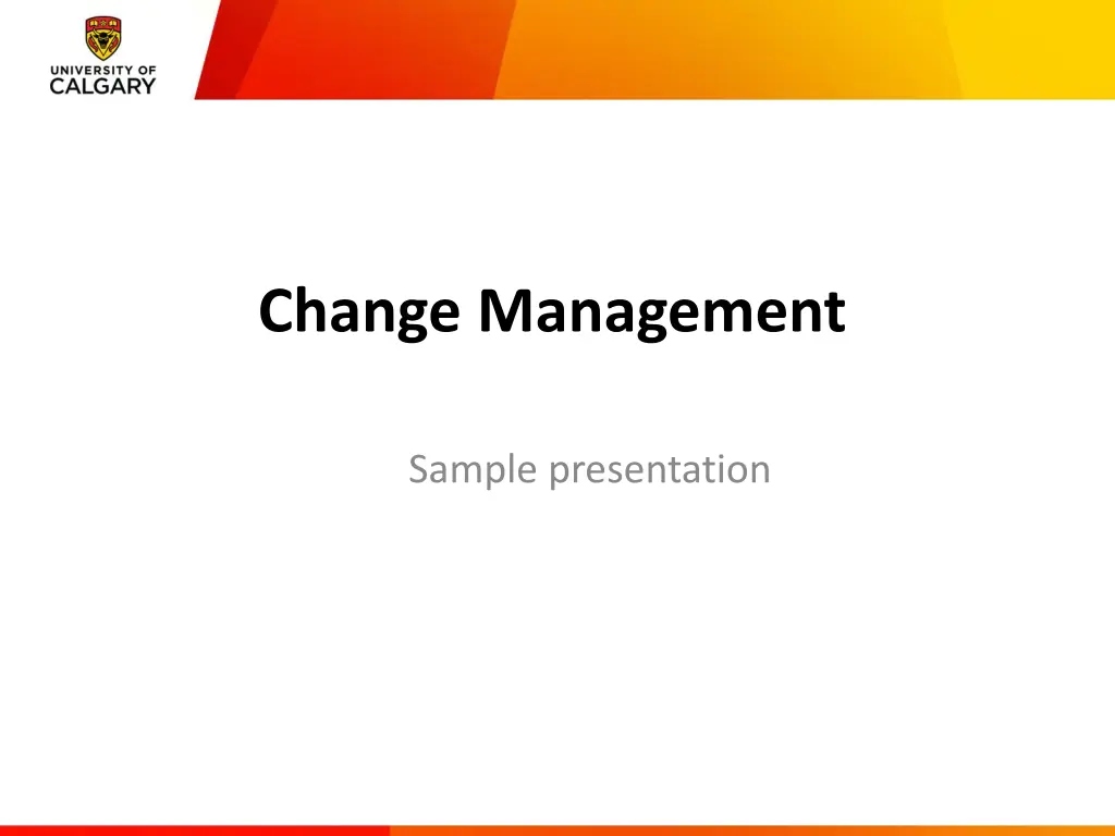 change management