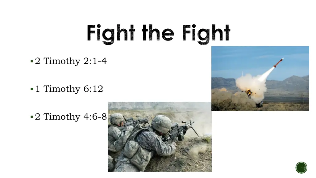fight the fight