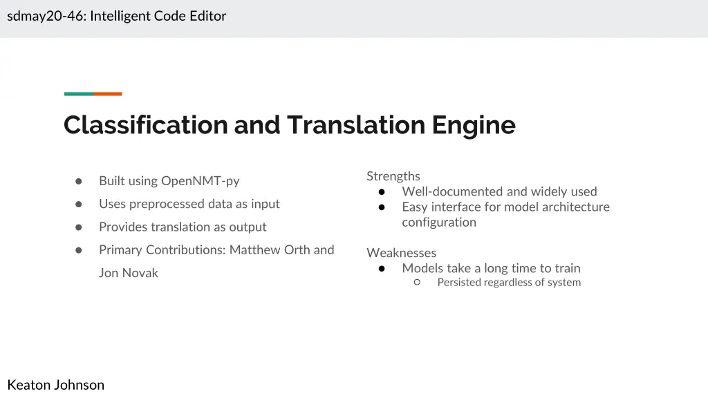sdmay20 46 intelligent code editor 17