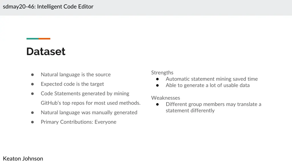 sdmay20 46 intelligent code editor 18