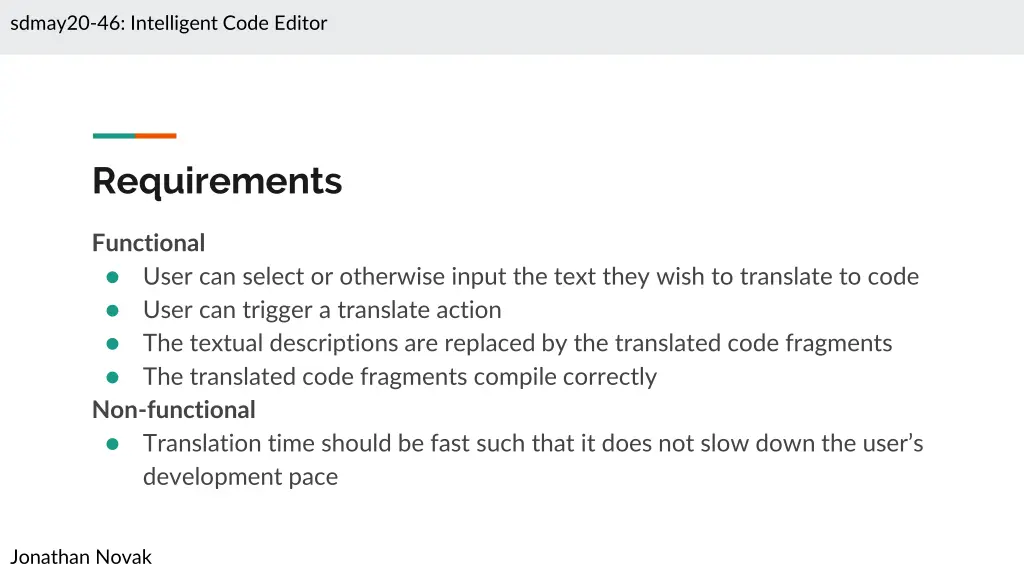 sdmay20 46 intelligent code editor 4