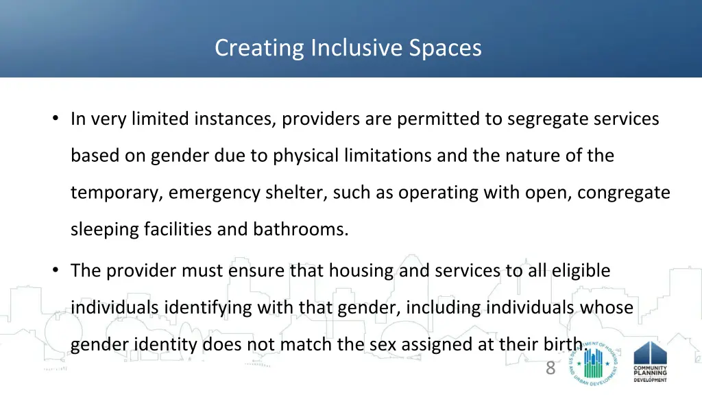 creating inclusive spaces