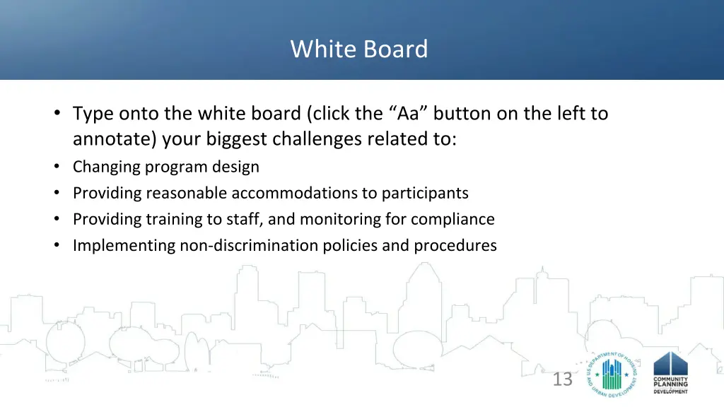 white board