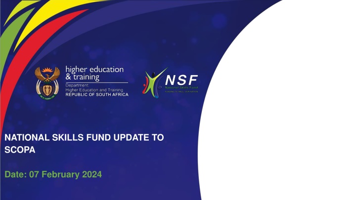 national skills fund update to scopa