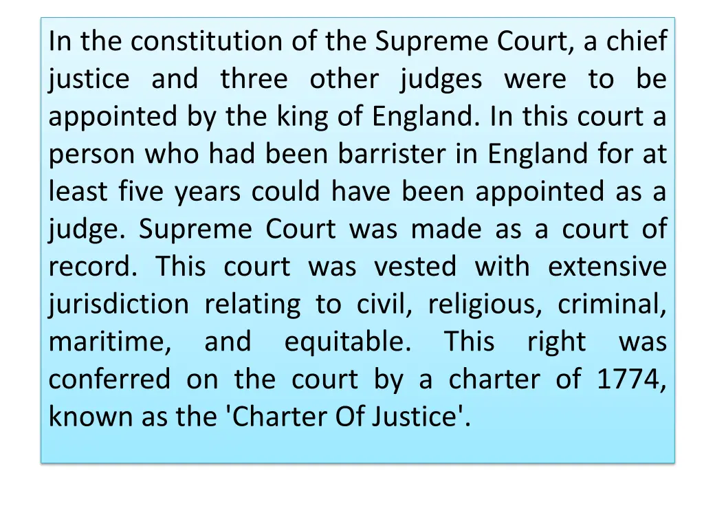 in the constitution of the supreme court a chief
