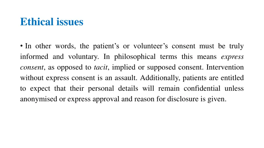 ethical issues 2