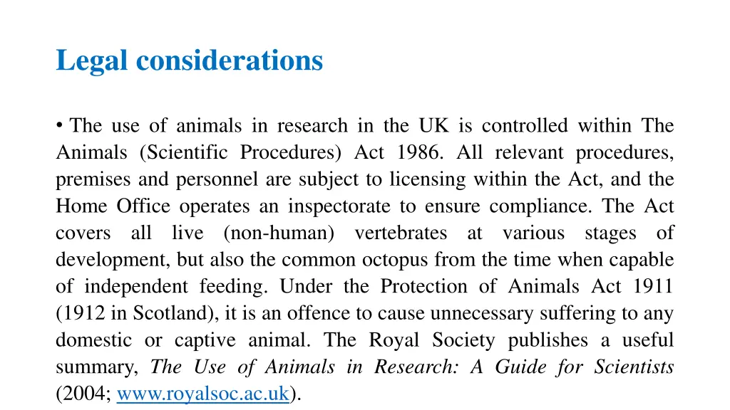 legal considerations 3