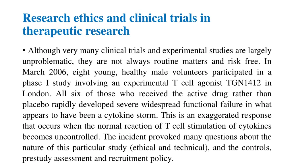research ethics and clinical trials 5
