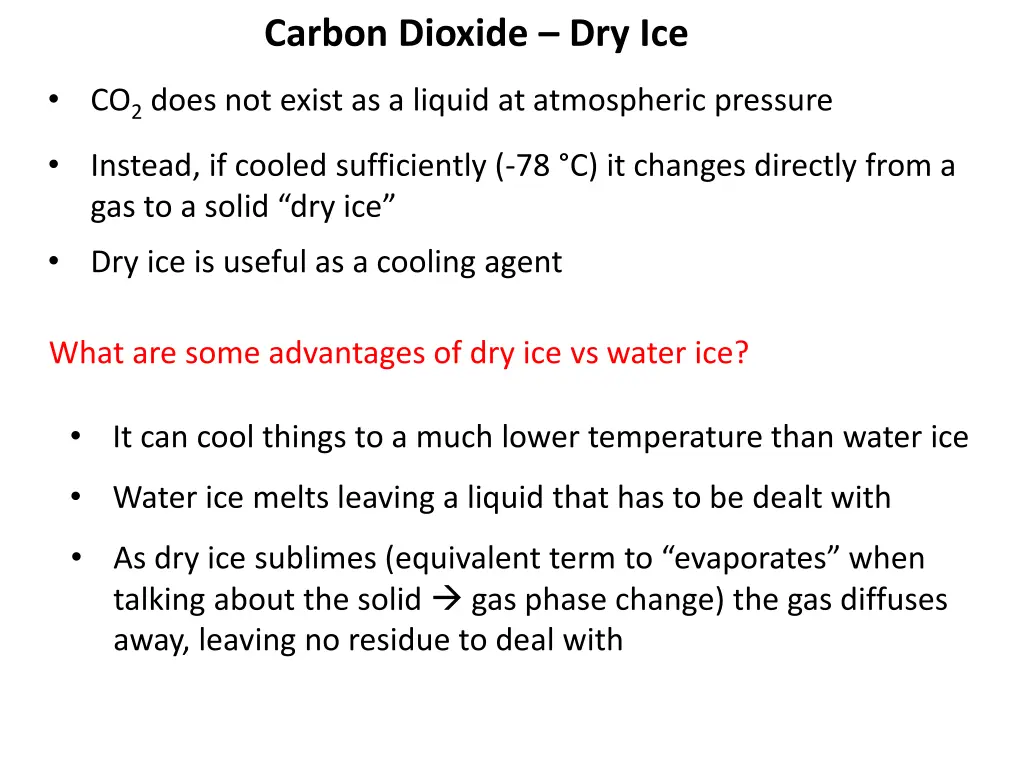 carbon dioxide dry ice 1