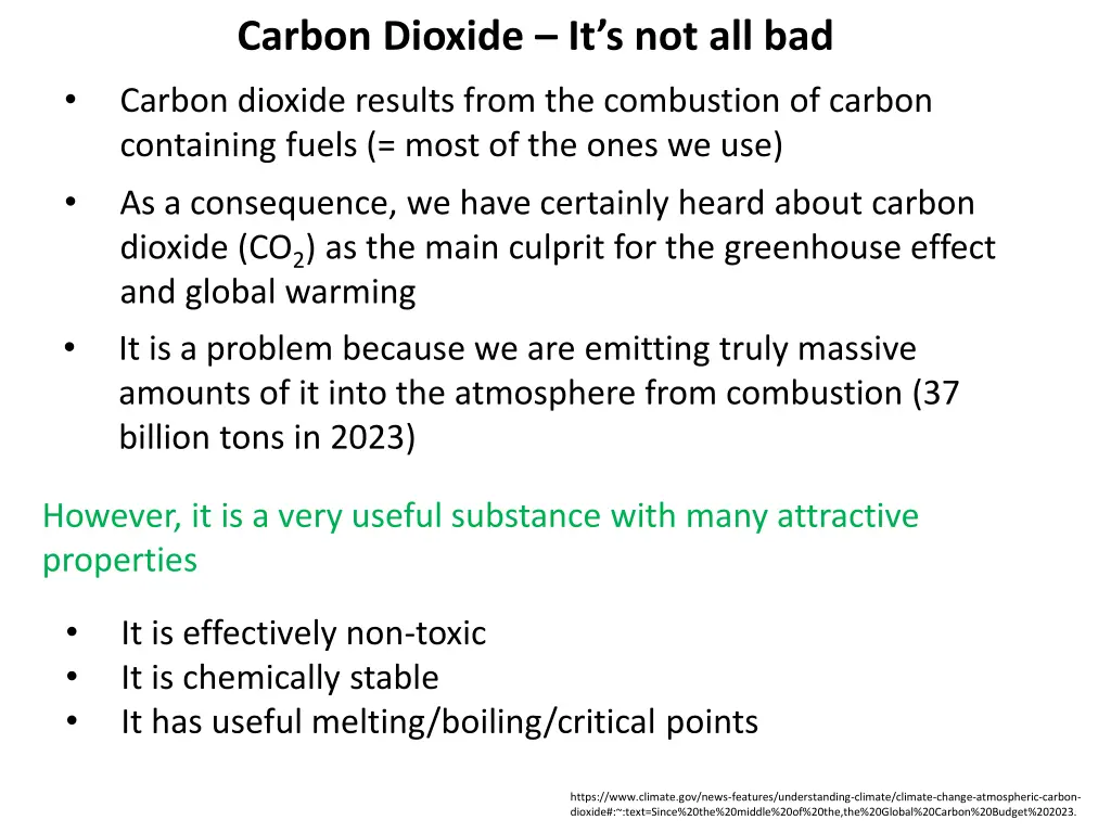 carbon dioxide it s not all bad