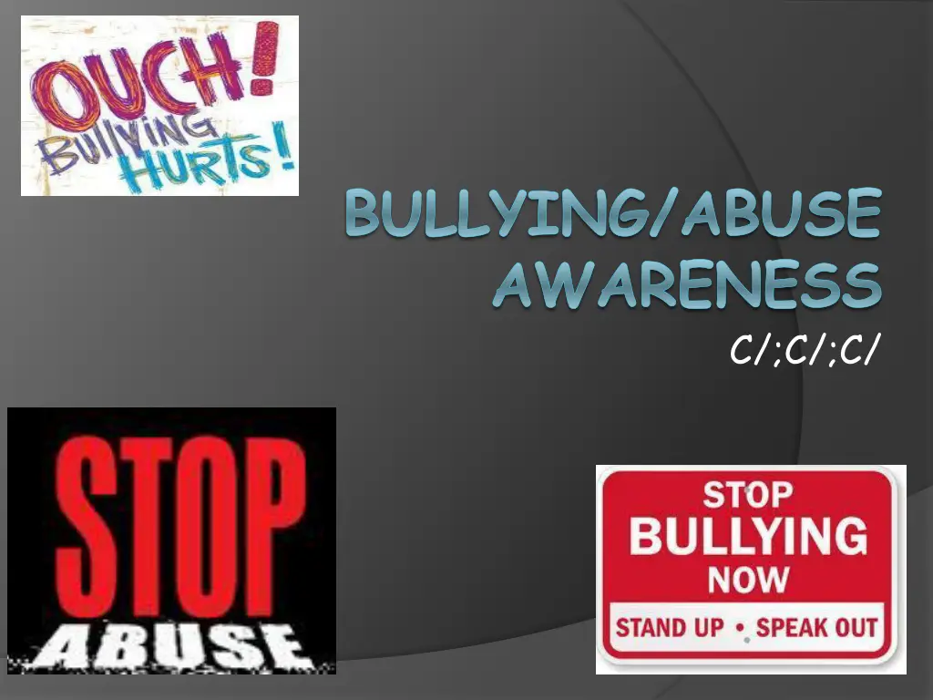 bullying abuse awareness