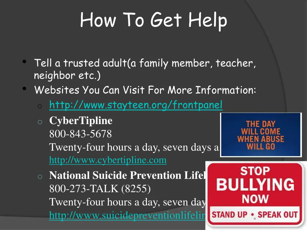 how to get help
