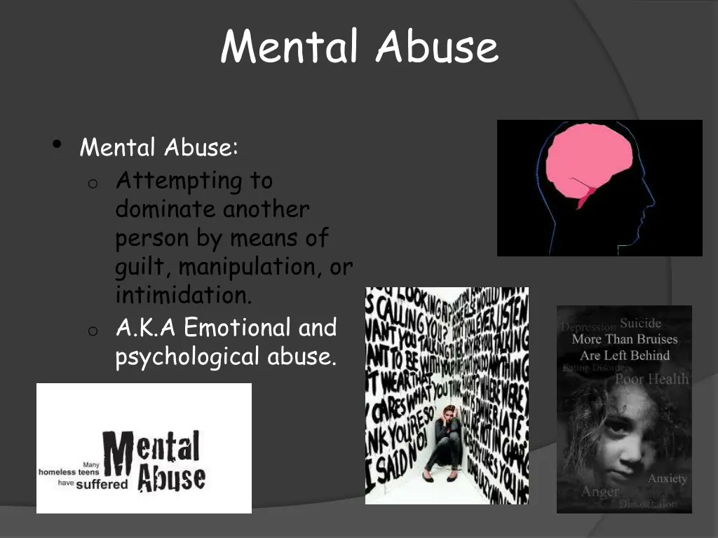 mental abuse