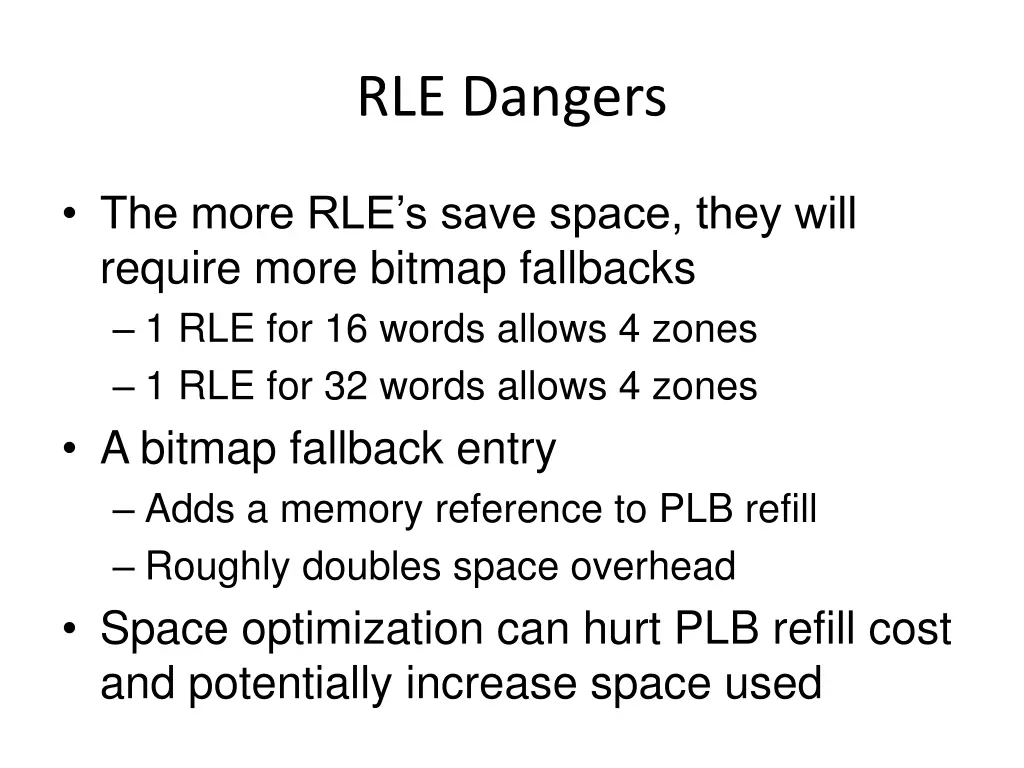 rle dangers