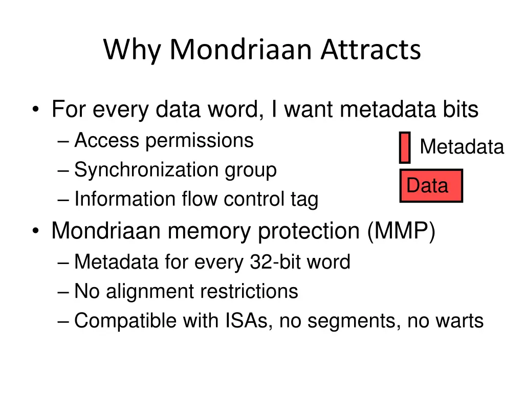 why mondriaan attracts