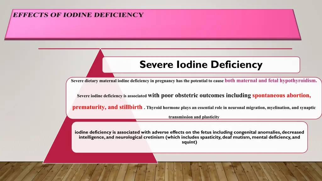 severe iodine deficiency