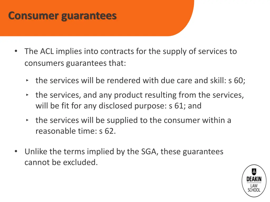 consumer guarantees 2