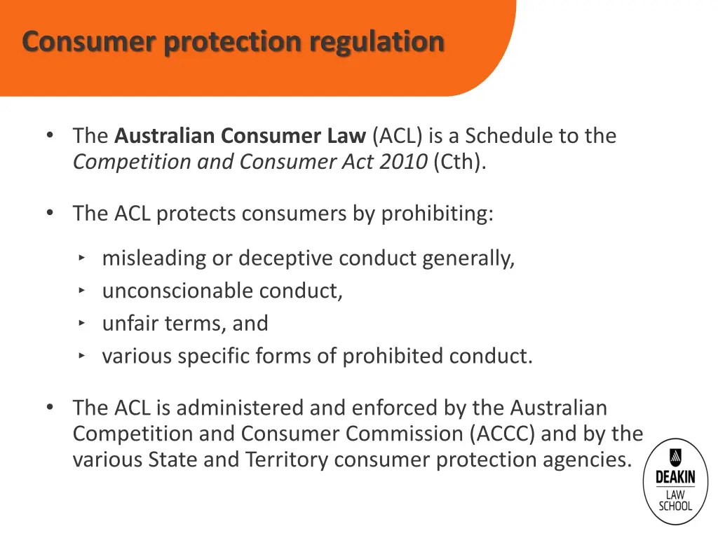 consumer protection regulation