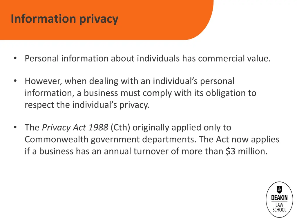 information privacy