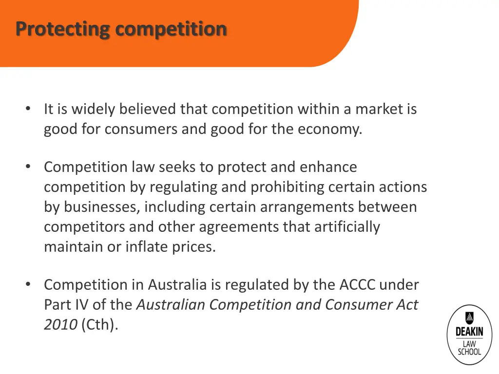 protecting competition