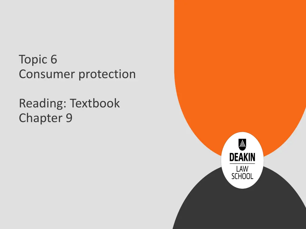 topic 6 consumer protection