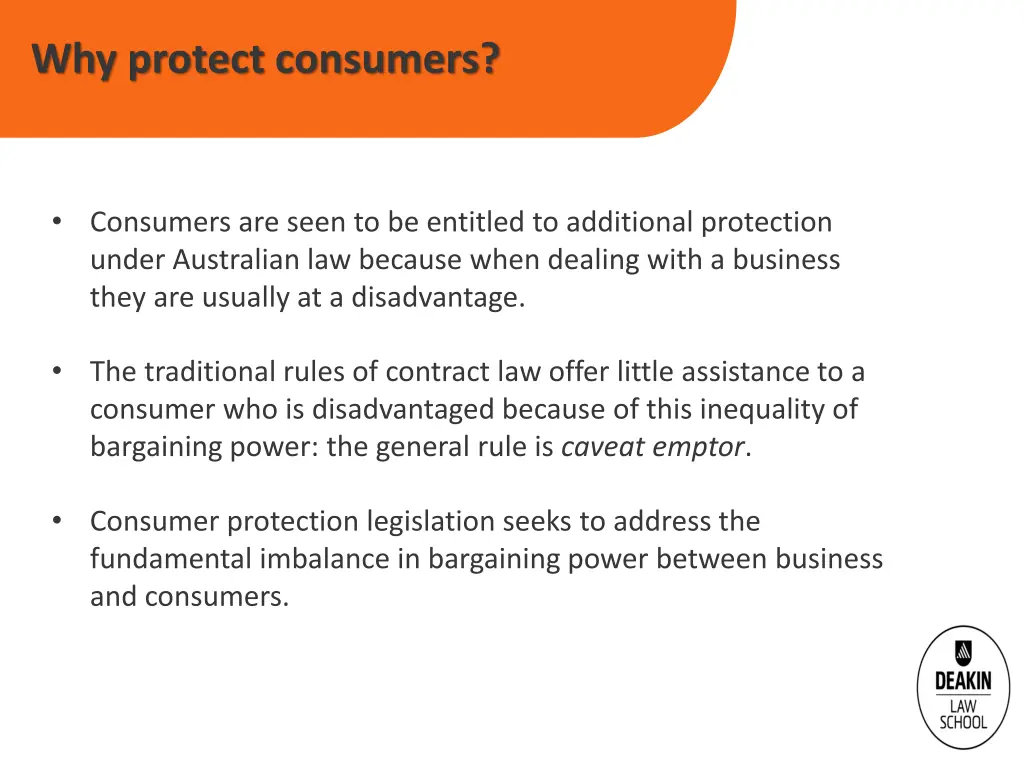 why protect consumers