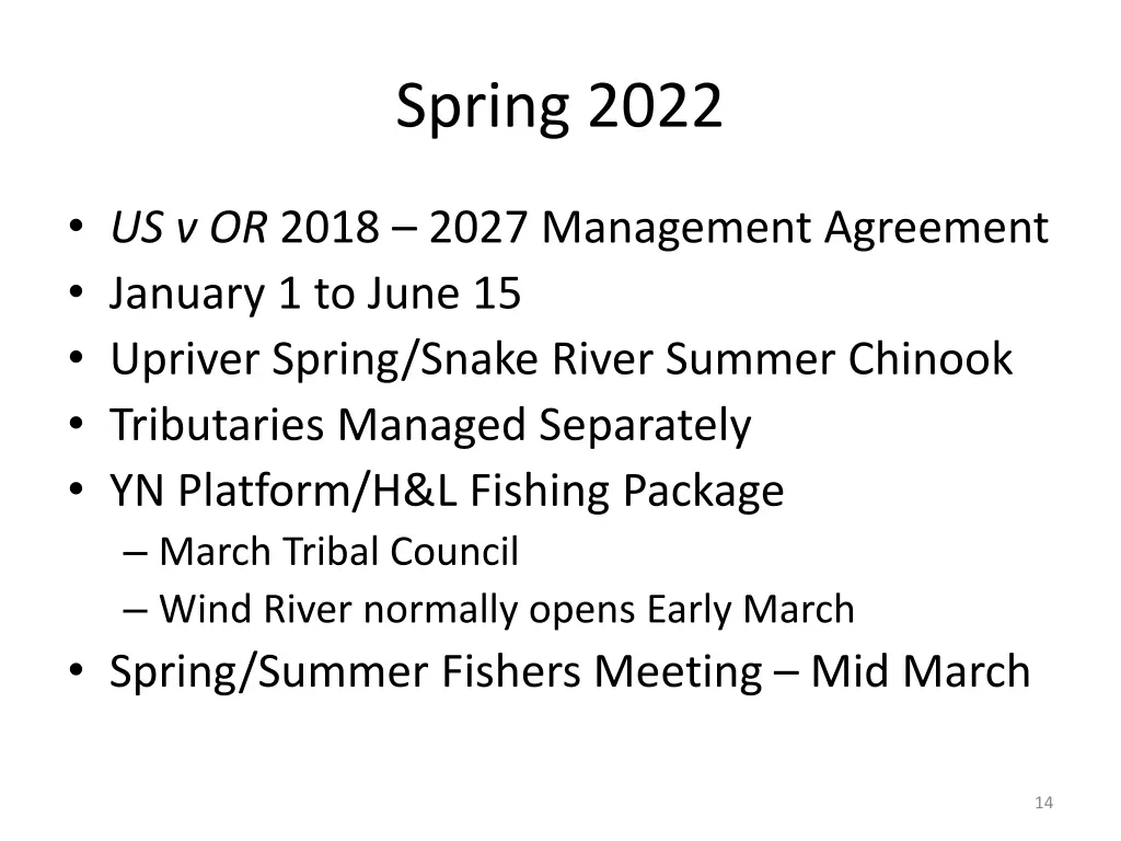 spring 2022