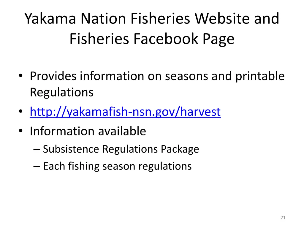 yakama nation fisheries website and fisheries