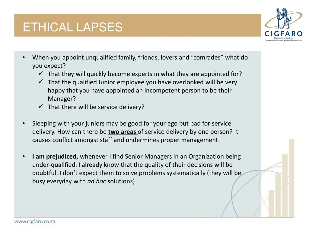 ethical lapses 3