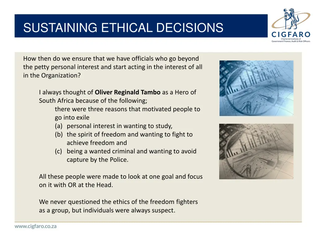 sustaining ethical decisions 1