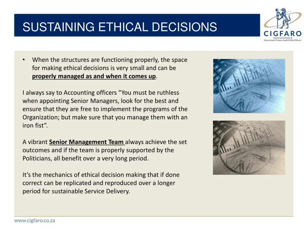 sustaining ethical decisions 3