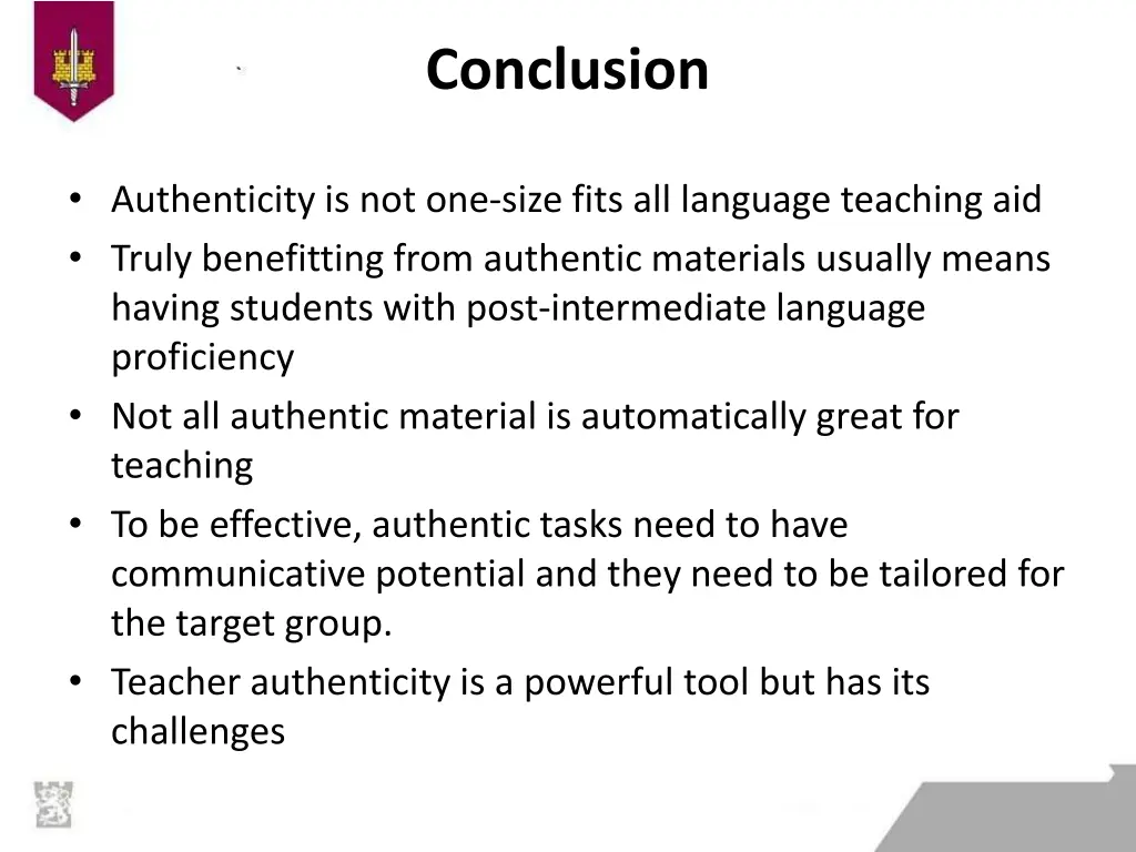 conclusion