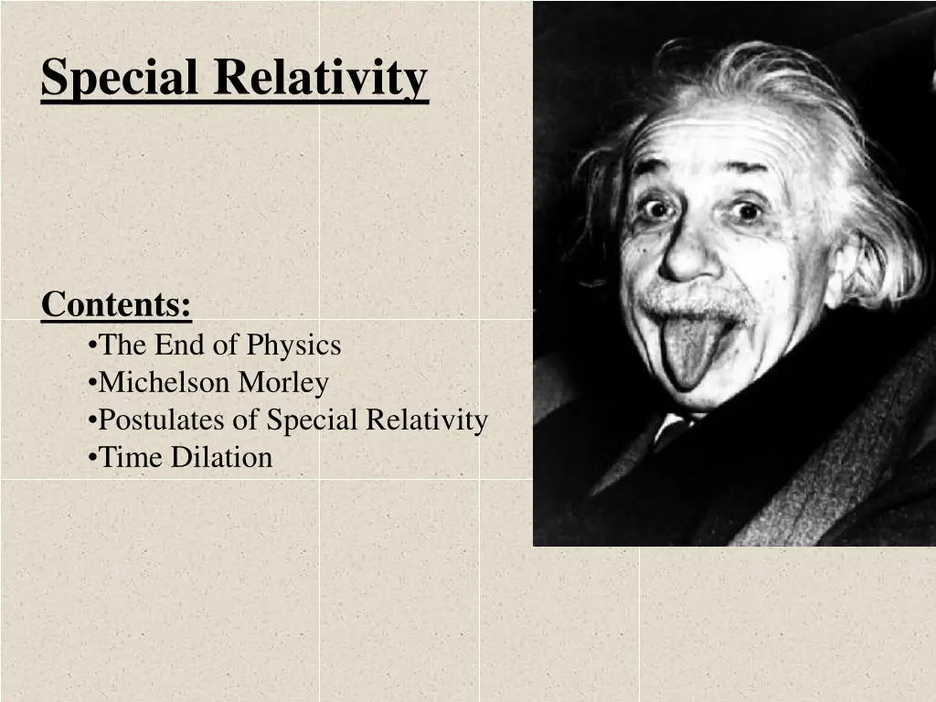 special relativity